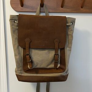Kelly Moore Brown and Tan Camera Backpack
